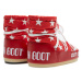 Dámske členkové zimné topánky MOON BOOT Light Low Stars red white