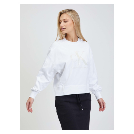 White Women's Sweatshirt Calvin Klein - Women