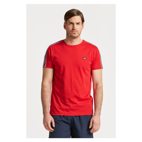 TRIČKO GANT SHOULDER TAPE T-SHIRT BRIGHT RED