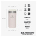 STANLEY The AeroLight™ Transit Mug 350 ml Rose Quartz Metallic