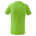 Malfini Basic Detské tričko 138 zelené jablko