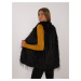 Black fur vest with lining