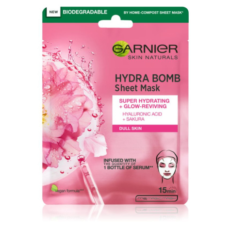 Garnier Skin Naturals Hydra Bomb plátenná maska s rozjasňujúcim účinkom