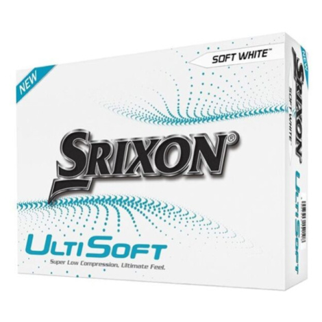 SRIXON ULTISOFT 12 pcs Golfové loptičky, biela, veľkosť