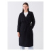 LC Waikiki Jacket Collar Plain Long Sleeve Women's Trench Coat