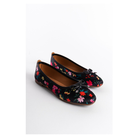 Capone Outfitters Hana Trend Satin Floral Women's Ballerinas