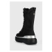 Členkové topánky Liu Jo JUNE 06 dámske, čierna farba, na platforme, BF2147T001122222