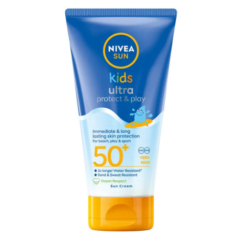 NIVEA Mlieko detské na opaľovanie Ultra Protect&Play OF50+ 150 ml