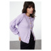 Trendyol Lilac Boucle Knitwear Cardigan