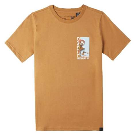 O'Neill LIZARD Chlapčenské tričko, hnedá, veľkosť