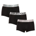 3PACK pánske boxerky Calvin Klein čierne (NB3074A-QTE)