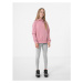 Dievčenská mikina s kapucňou 4F JUNIOR GIRLS SWEATSHIRT JBLD002-56S-LIGHT PINK