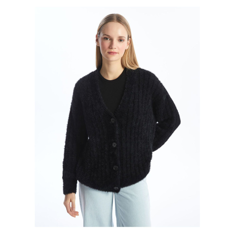 LC Waikiki Women's V-Neck Knitwear Cardigan