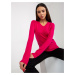 Fuchsia Women's Classic Sweater with Neckline