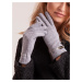 Classic grey women's gloves