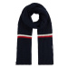 Tommy Hilfiger Šál Monotype Chunky Knit Scarf AM0AM11507 Tmavomodrá