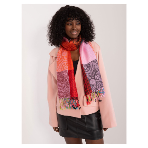 Women's scarf with colorful patterns