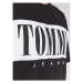 Tommy Jeans Tričko Colorblock Serif DM0DM14994 Čierna Regular Fit