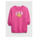 GAP Gap & Smiley® Šaty dětské Ružová