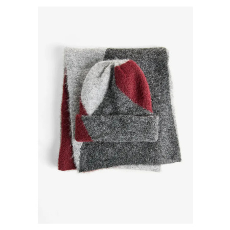 Šál a čiapka (2-dielna) bonprix