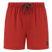 Shiwi Plavecké šortky 'easy mike solid 4-way stretch'  hrdzavo červená / čierna / biela
