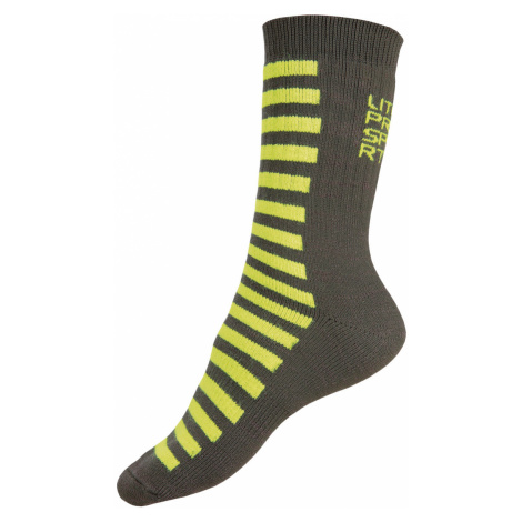 Litex Termo ponožky 9A011 žltozelená
