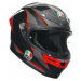 AGV K6 S Slashcut Black/Grey/Red Prilba