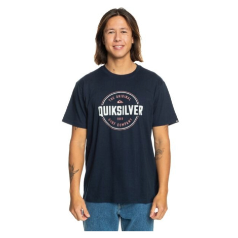 Quiksilver CIRCLE UP Pánske tričko, tmavo modrá, veľkosť