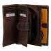 Dámska kožená peňaženka Lagen Bronia - hnedá