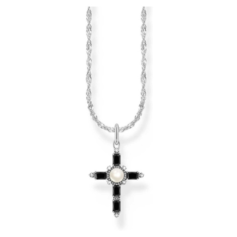 Thomas Sabo KE2296-167-11-L45V Silver Necklace With Cross Pendant Cross Romance