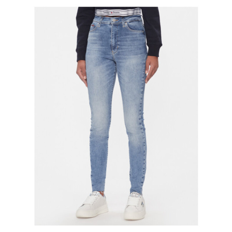 Tommy Jeans Džínsy Sylvia DW0DW16691 Modrá Super Skinny Fit Tommy Hilfiger