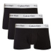 CALVIN KLEIN-CK LOW RISE TRUNKS-3 pack Black Čierna