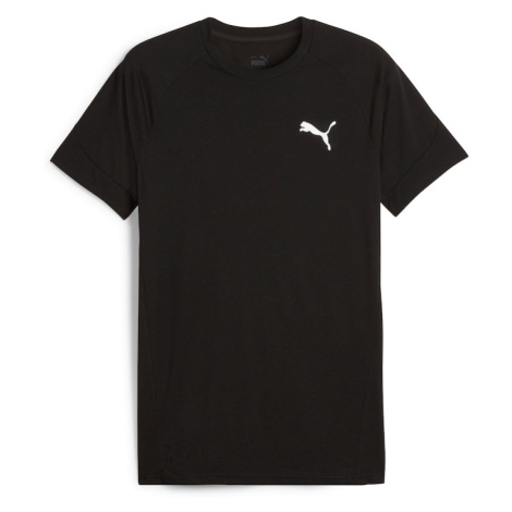 PUMA Funkčné tričko 'Evostripe'  čierna / biela