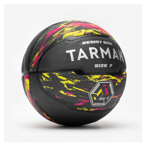 Basketbalová lopta veľkosť 7 R500 červeno-žltá TARMAK