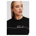 Mikina Karl Lagerfeld Seasonal Logo Sweatshirt Black