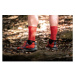 Compressport MID COMPRESSION SOCKS Vysoké bežecké ponožky, červená, veľkosť