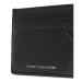 Tommy Hilfiger Puzdro na kreditné karty Premium Business Leather Card Holder AM0AM12510 Čierna