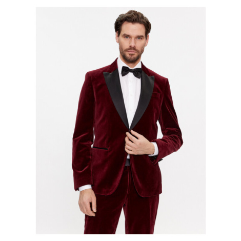 Boss Sako H-Hutson-Tux-231 50484709 Červená Slim Fit Hugo Boss