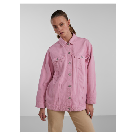 Pink Women's Oversize Denim Jacket Pieces Tika - Women's