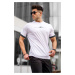 Madmext Basic White Men's T-Shirt