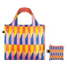 Skladacia nákupná taška LOQI GEOMETRIC Stripes