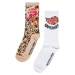 Ramones Leo Socks 2-Pack leo aop/offwhite