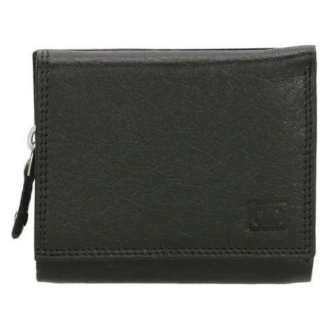 Čierna malá kožená peňaženka &quot;Clarrisa&quot;