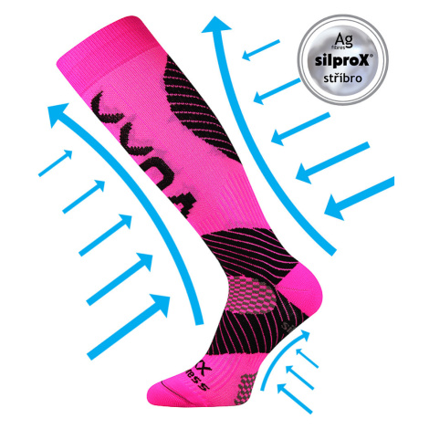 VOXX kompresné ponožky Protect neon pink 1 pár 111986