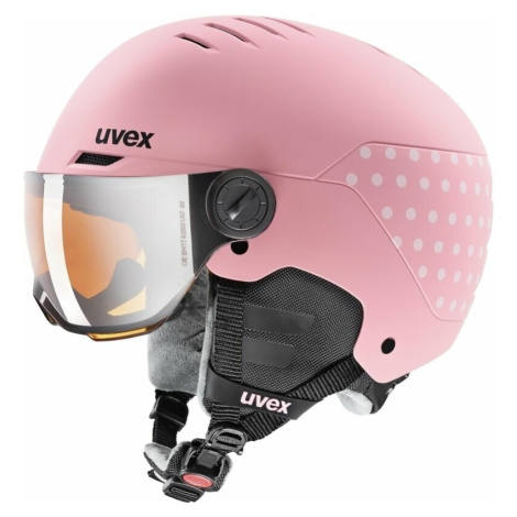 UVEX Rocket Junior Visor Pink Confetti Lyžiarska prilba