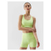 Women's Sports Bra with Low Support Made of 4F Recycled Materials - Lime