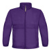 B&amp;C Jacket Sirocco Detská jarná bunda JK950 Purple