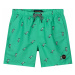 Shiwi Plavecké šortky 'Snoopy Happy Skater'  zelená / čierna / biela
