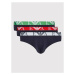 Emporio Armani Underwear Súprava 3 kusov slipov 111734 2F715 70435 Tmavomodrá