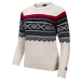 Women's Sweater Ulvang Marius Round Neck Vanilla/Ulang Red